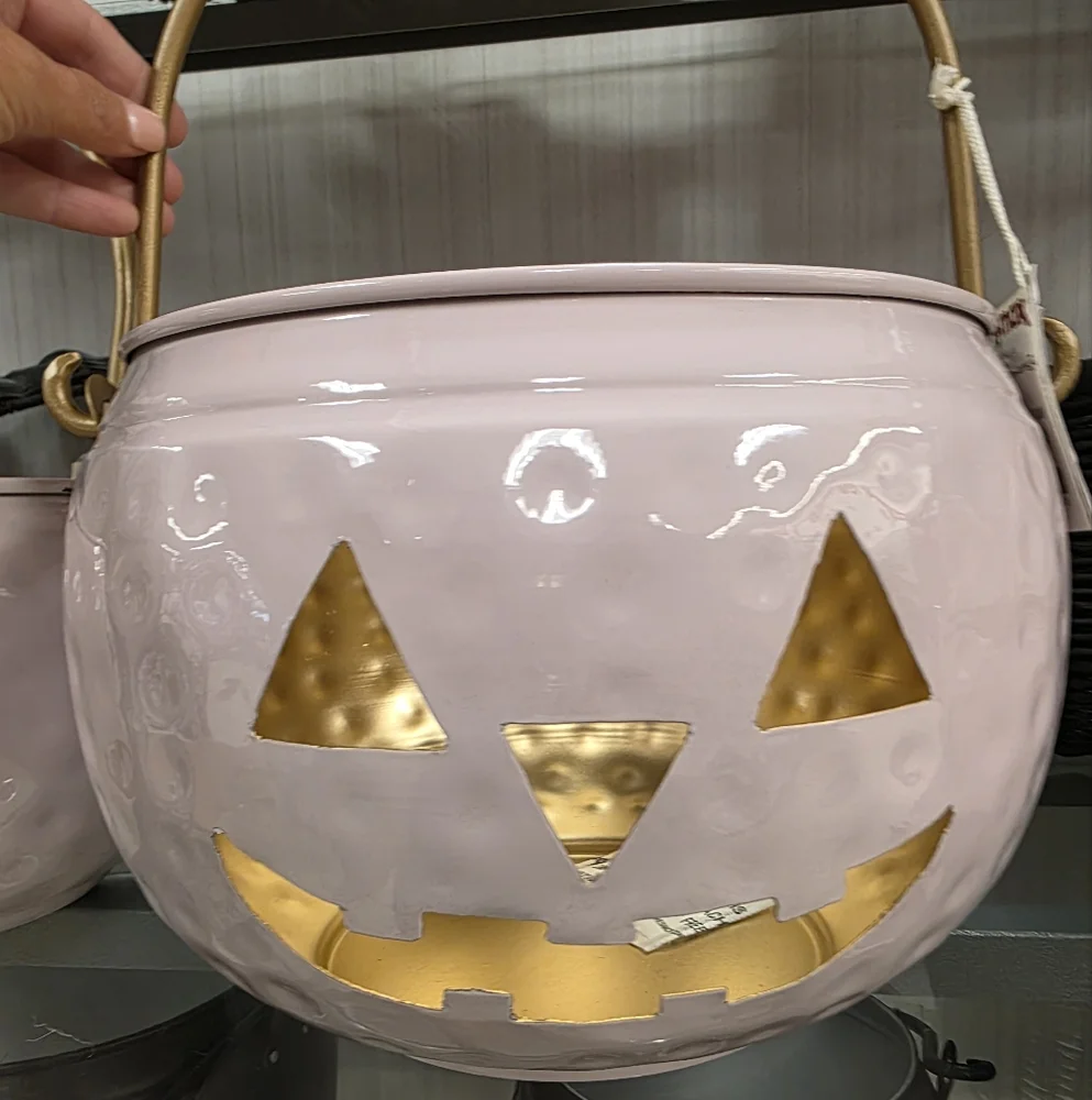 Pastel Halloween Pumpkin Lantern-NWT - Picture 1 of 1